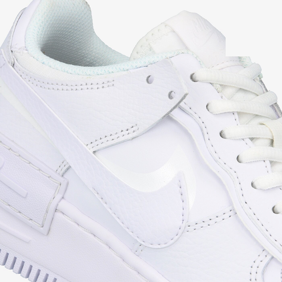 Фото № 5 с приближением к товару «‎Nike Air Force 1 Shadow Triple White (W)»