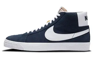Nike Sb Zoom Blazer Mid Skate Shoes Blue - 1