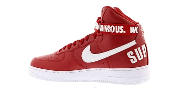 Nike Air Force 1 High Supreme World Famous Red - 3