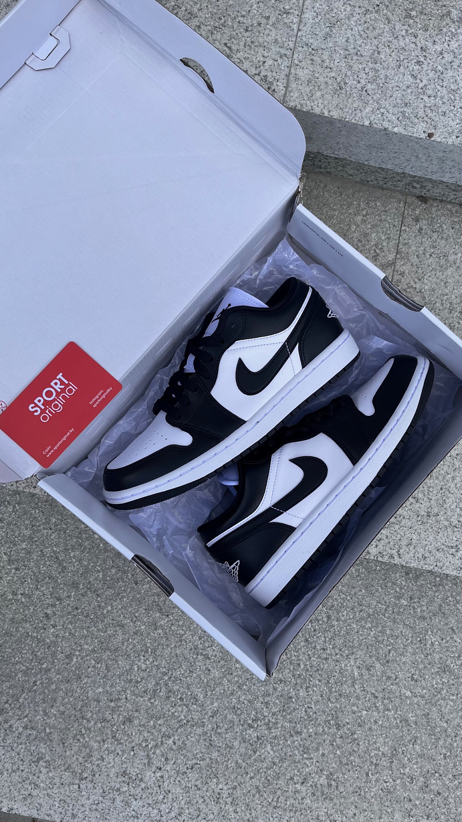 Фото № 1 с приближением к товару «‎Air Jordan 1 Low "Panda"»