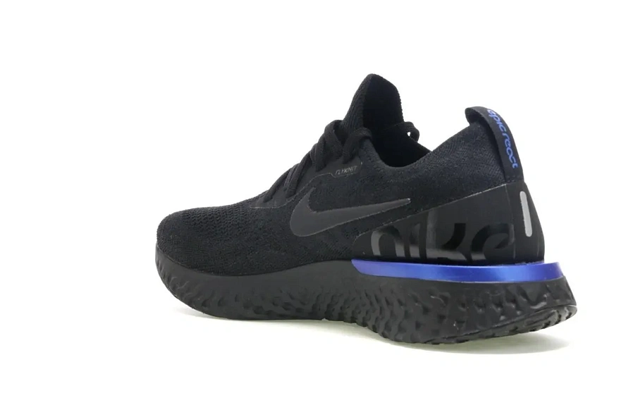 Фото № 6 с приближением к товару «‎Nike Epic React Flyknit Black Racer Blue »
