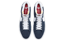 Фото № 4 с приближением к товару «‎Nike Sb Zoom Blazer Mid Skate Shoes Blue»