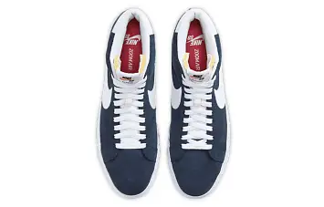 Nike Sb Zoom Blazer Mid Skate Shoes Blue - 6