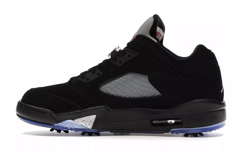 Фото № 3 с приближением к товару «‎Air Jordan 5 Retro Low Golf Black Metallic»