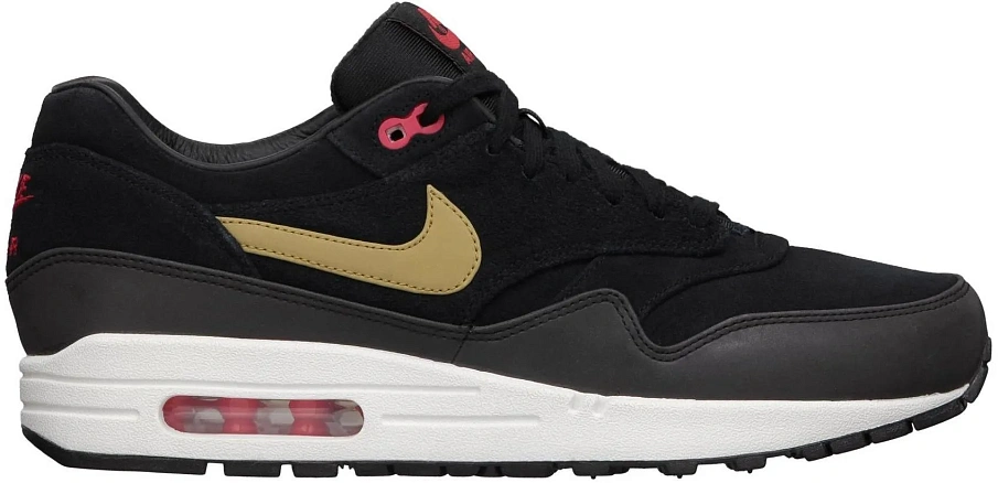 Фото № 1 с приближением к товару «‎Nike Air Max 1 Gold Hyper Red»
