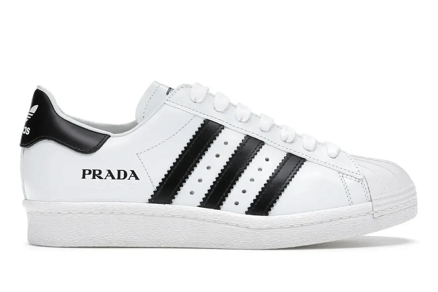 Фото № 1 с приближением к товару «‎adidas Superstar Prada White Black»