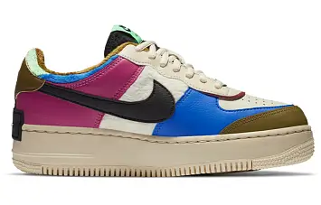 Nike Air Force 1Shadow Se m2 White Brown Double Hook Macaron Fossil - 2