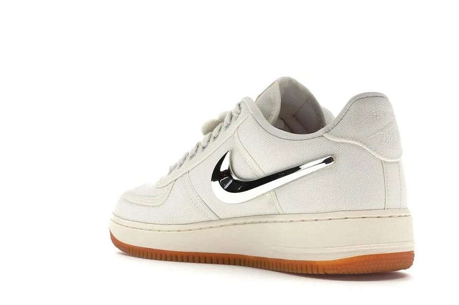 Фото № 6 с приближением к товару «‎Nike Air Force 1 Low Travis Scott Sail»