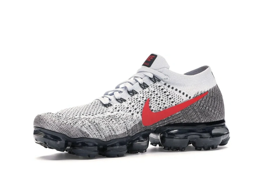 Фото № 4 с приближением к товару «‎Nike Air VaporMax Platinum Red Black»