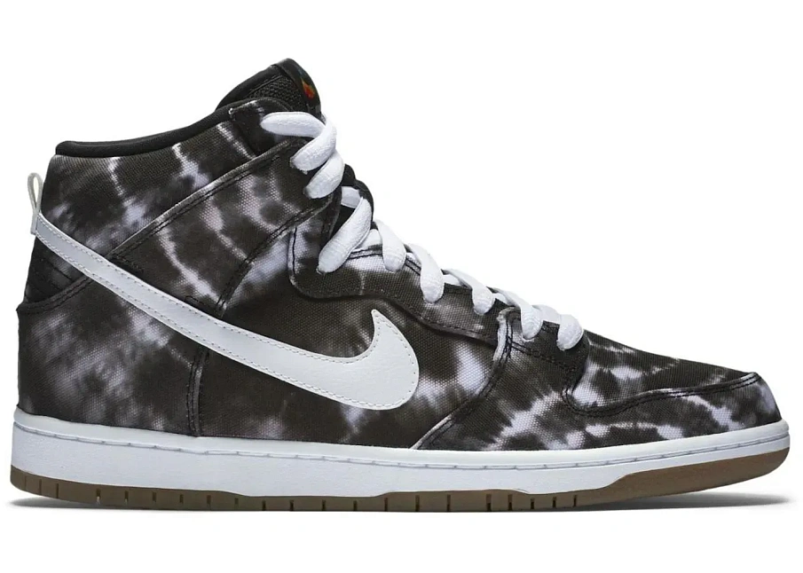 Фото № 1 с приближением к товару «‎Nike SB Dunk High Tie Dye Black»