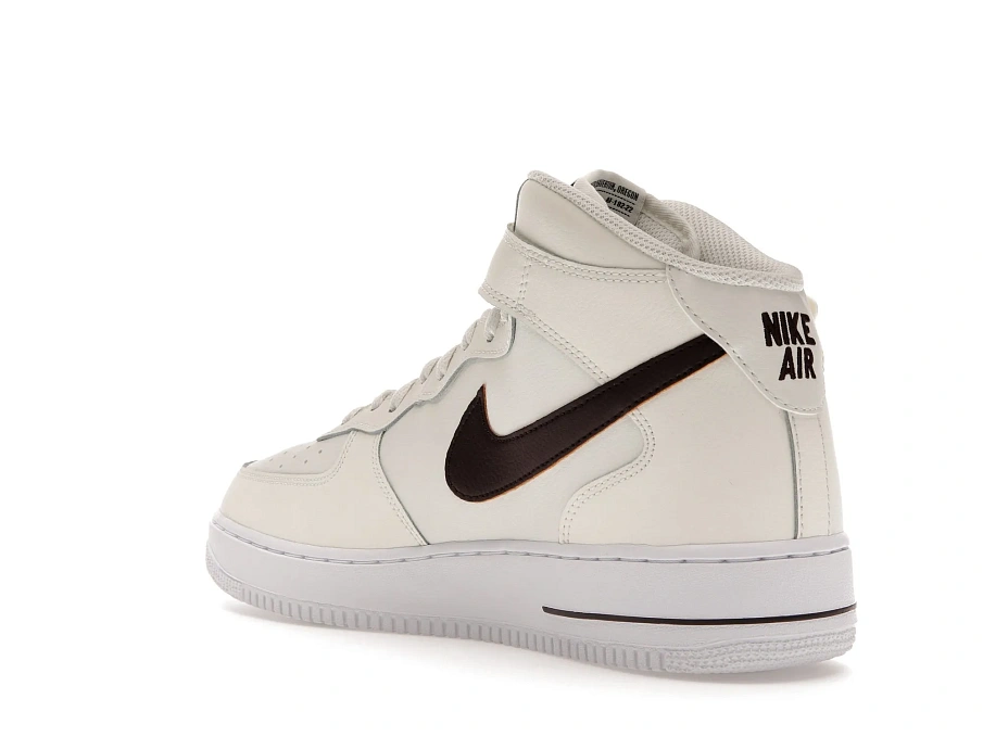 Фото № 6 с приближением к товару «‎Nike Air Force 1 Mid 07 LV8 40th Anniversary Sail Brown Basalt»
