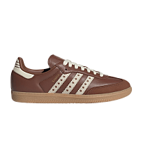 Фото № 1 с приближением к товару «‎adidas Women's Samba OG Cloud White Preloved Brown Cream»