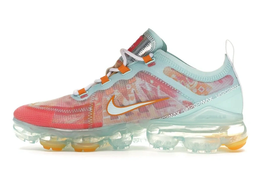Фото № 5 с приближением к товару «‎Nike Air VaporMax 2019 Teal Tint Ember Glow »