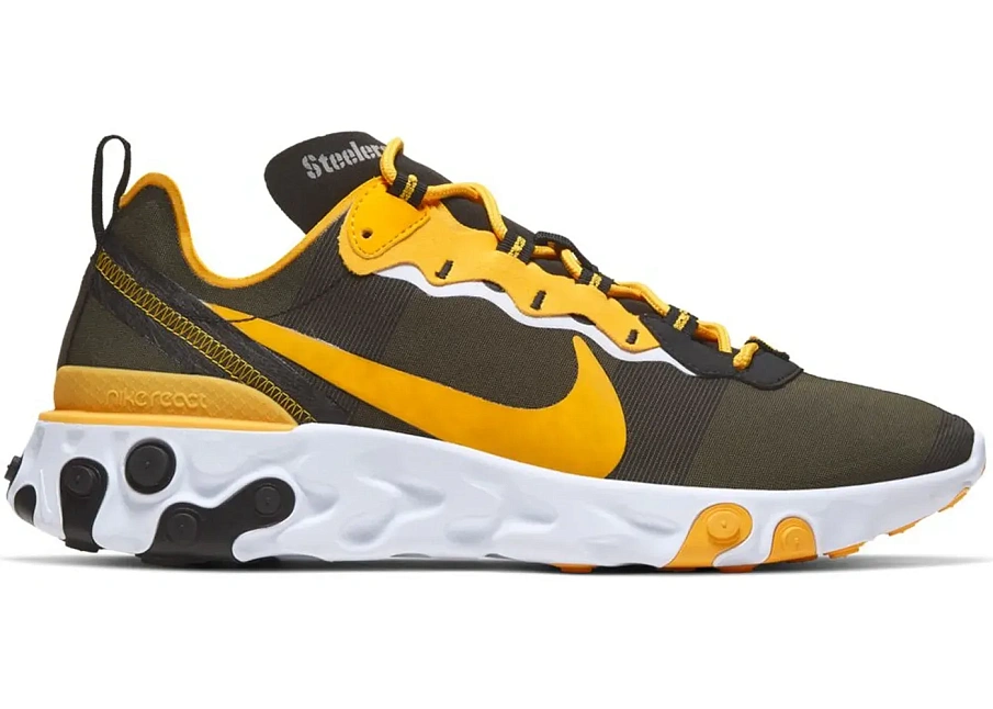 Фото № 1 с приближением к товару «‎Nike React Element 55 Pittsburgh Steelers»