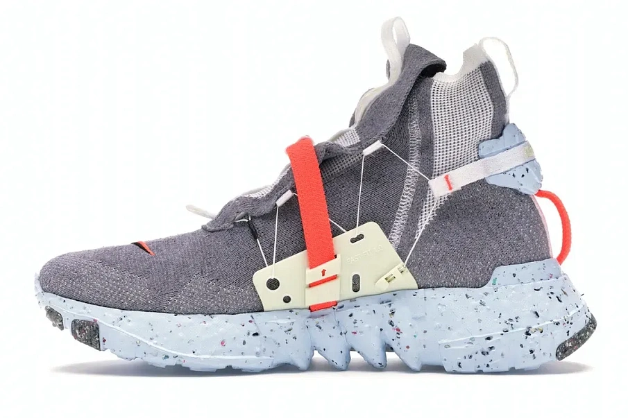 Фото № 3 с приближением к товару «‎Nike Space Hippie 03 Vast Grey Hyper Crimson»