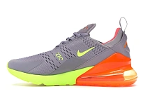 Фото № 6 с приближением к товару «‎Nike Air Max 270 Grey Volt Orange»