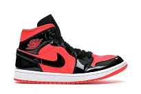 Фото № 1 с приближением к товару «‎Jordan 1 Mid Hot Punch Black »