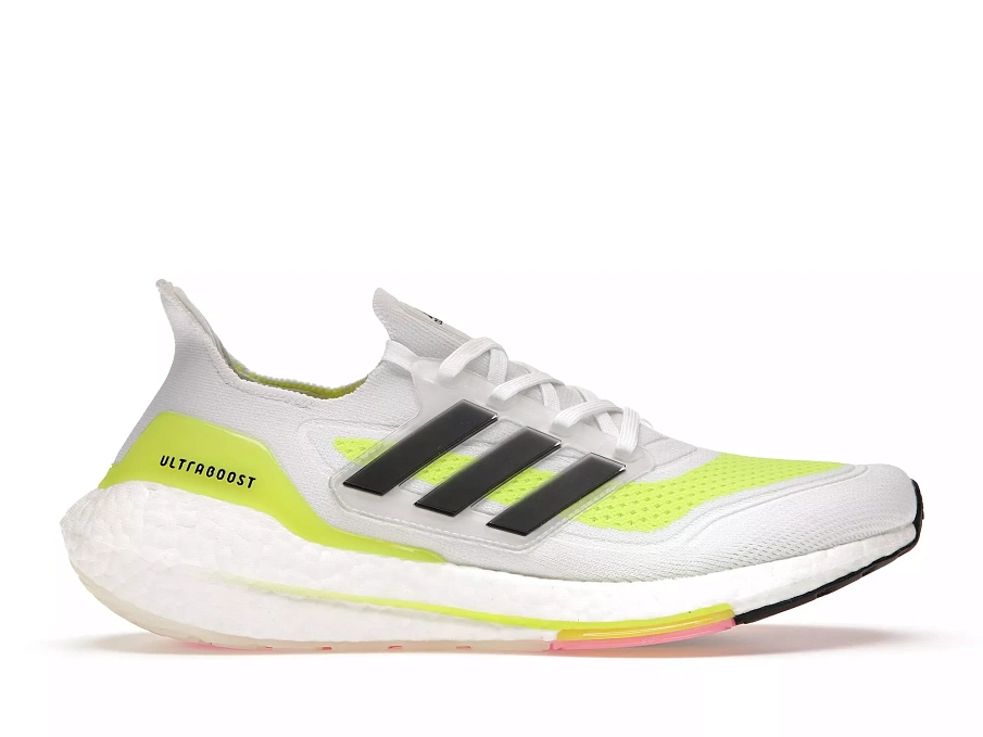 Фото № 1 с приближением к товару «‎adidas Ultra Boost 21 White Solar Yellow»
