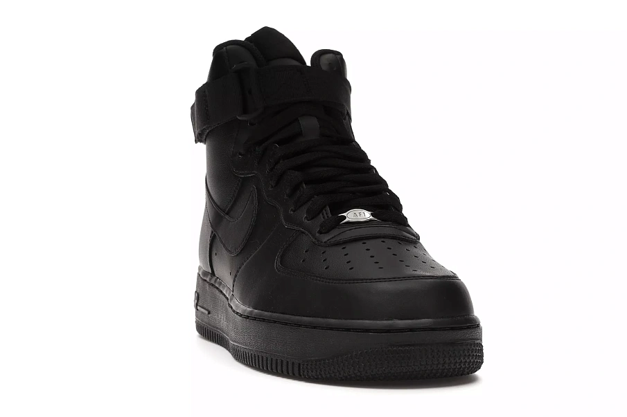 Фото № 3 с приближением к товару «‎Nike Air Force 1 High Triple Black (2017/2020)»