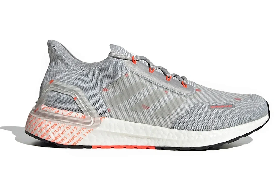 Фото № 1 с приближением к товару «‎adidas Ultra Boost 20 City Light Grey Solar Red»