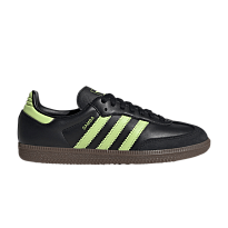 Фото № 1 с приближением к товару «‎adidas Women's Samba OG Black Pulse Lime Gum»