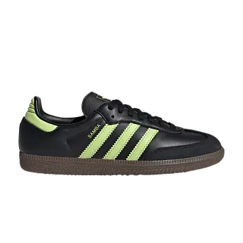 adidas Women's Samba OG Black Pulse Lime Gum