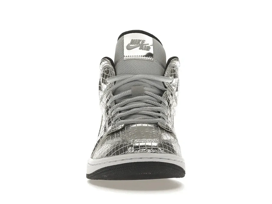 Фото № 2 с приближением к товару «‎Jordan 1 Mid SE Disco Metallic Silver »