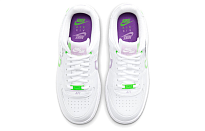 Фото № 4 с приближением к товару «‎Nike Air Force 1 Shadow WhiteGreenPurple»