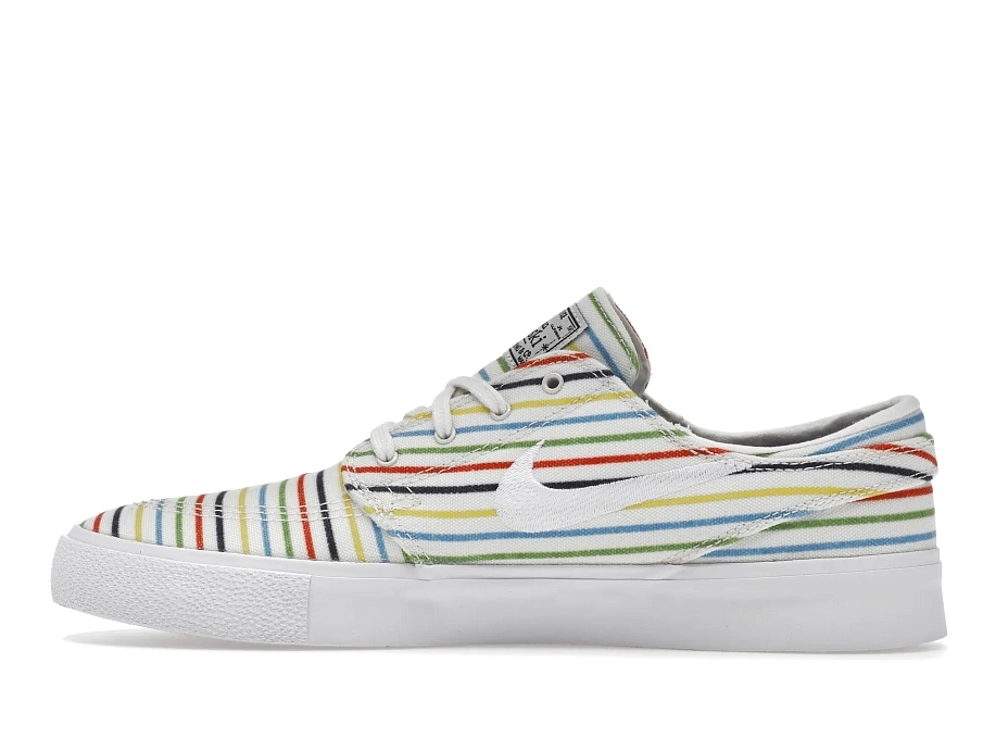 Фото № 5 с приближением к товару «‎Nike SB Zoom Stefan Janoski Canvas Multi-Color Pinstripes»