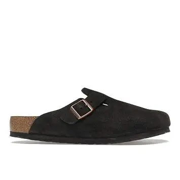 Birkenstock Boston Soft Footbed Suede Mocha - 1