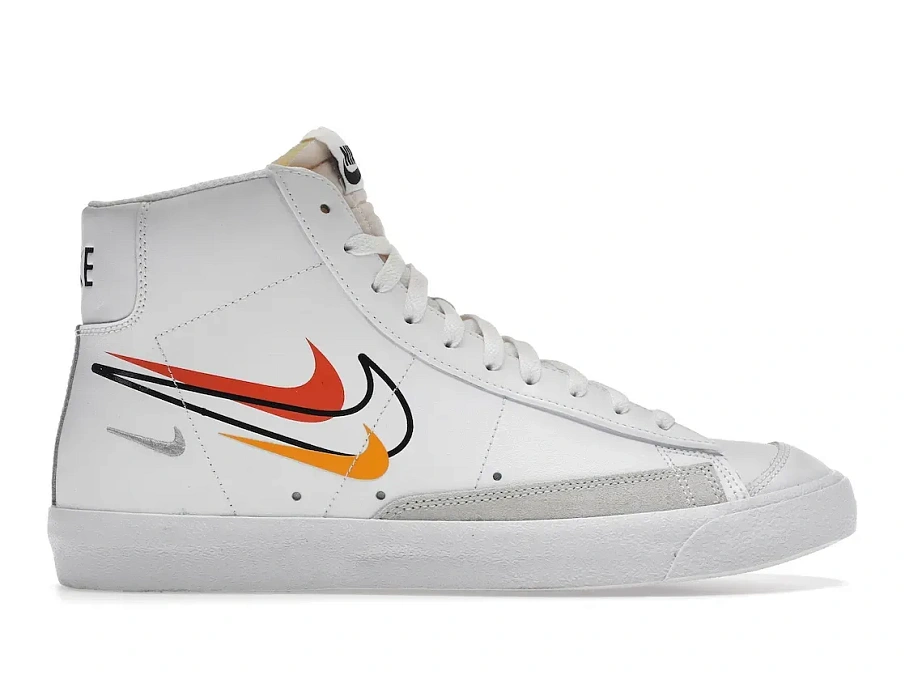 Фото № 1 с приближением к товару «‎Nike Blazer Mid 77 Multi-Swoosh White»