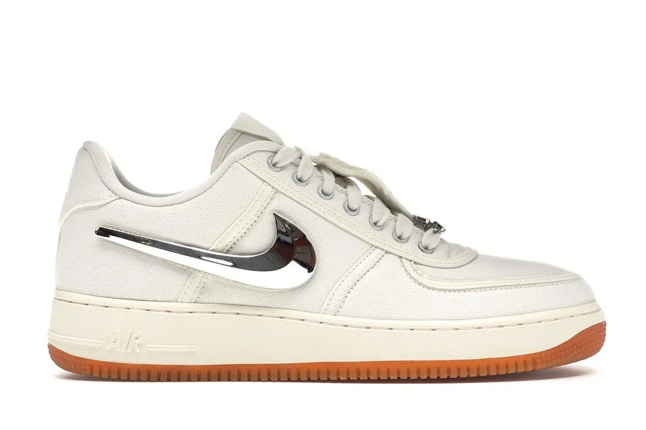 Фото № 1 с приближением к товару «‎Nike Air Force 1 Low Travis Scott Sail»