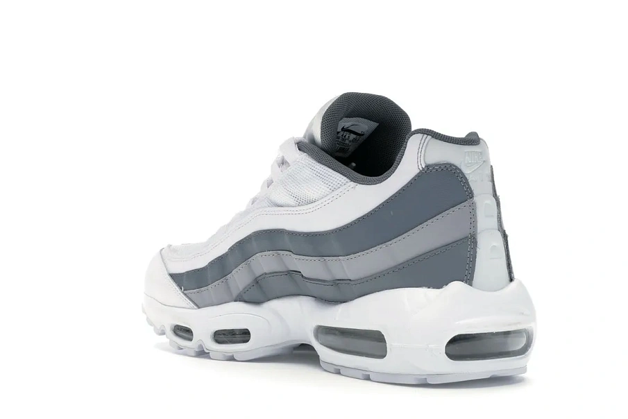 Фото № 5 с приближением к товару «‎Nike Air Max 95 White Cool Grey Wolf Grey»
