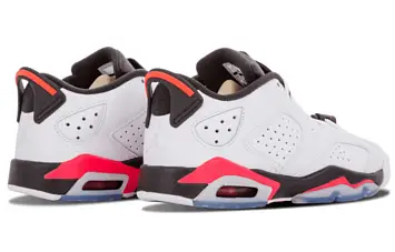 Jordan 6 Retro Low White Infrared 23 Black (GS) - 5