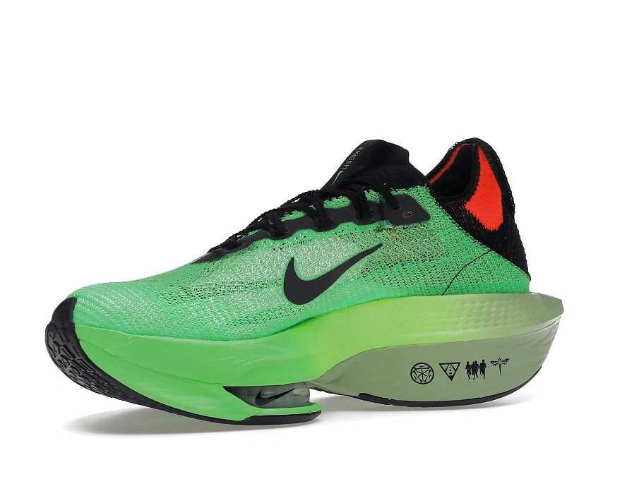 Фото № 3 с приближением к товару «‎Nike Air Zoom Alphafly Next% 2 Ekiden Scream Green»