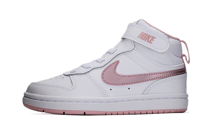 Фото № 1 с приближением к товару «‎(BP) Nike Court Borough Mid 2 Mid-Top Sneakers WhitePink»