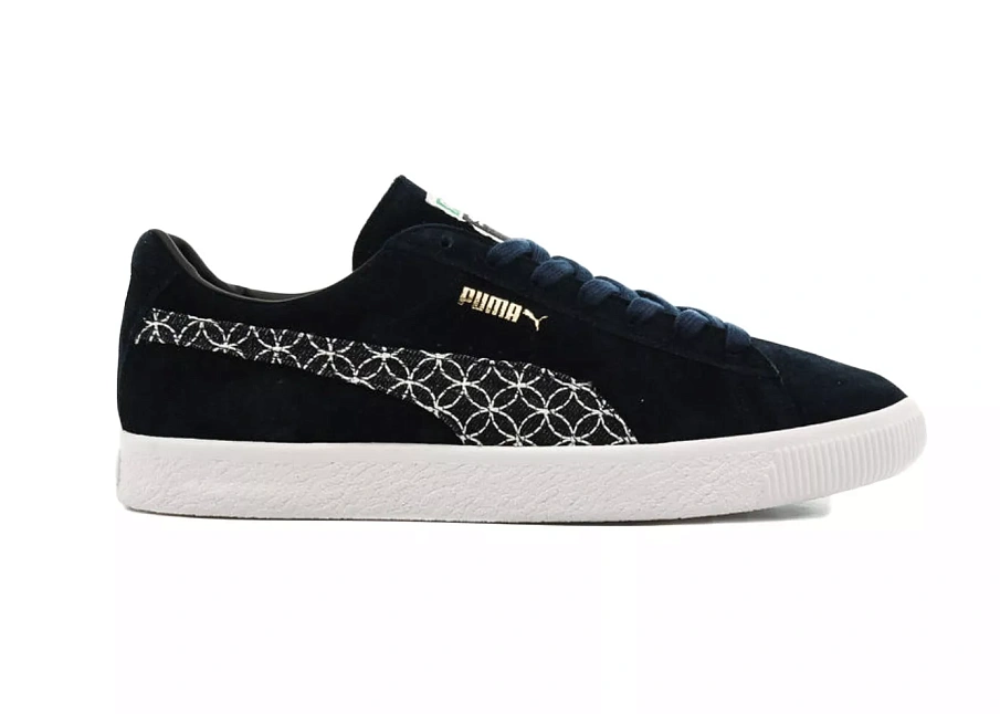 Фото № 1 с приближением к товару «‎Puma Suede Vintage Made in Japan Sashiko Navy»