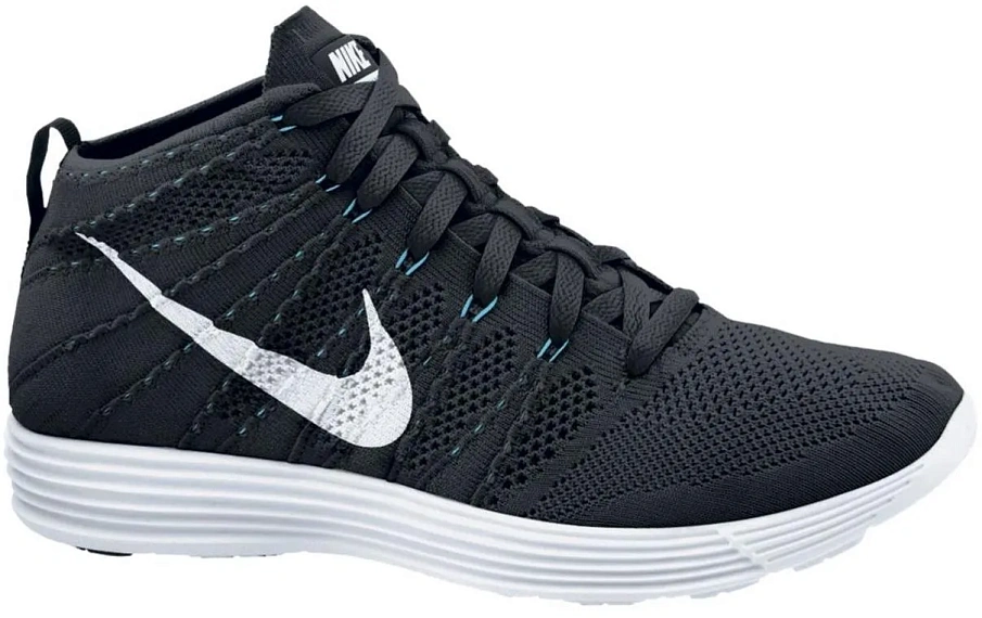 Фото № 1 с приближением к товару «‎Nike Lunar Flyknit Chukka Black Neo Turquoise»