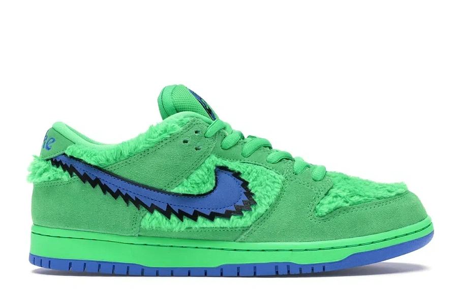 Фото № 1 с приближением к товару «‎Nike SB Dunk Low Grateful Dead Bears Green»