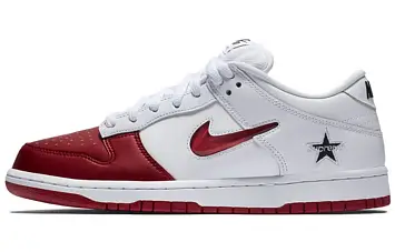 Supreme x Nike SB Dunk Low Skate shoes whitered - 1
