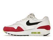 Фото № 5 с приближением к товару «‎Nike Air Max 1 White Black Volt Rush Pink»