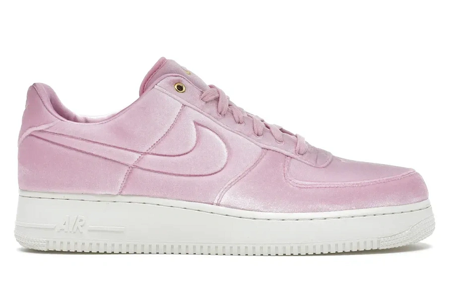 Фото № 1 с приближением к товару «‎Nike Air Force 1 Low Premium 3 Velour Pink Rise»