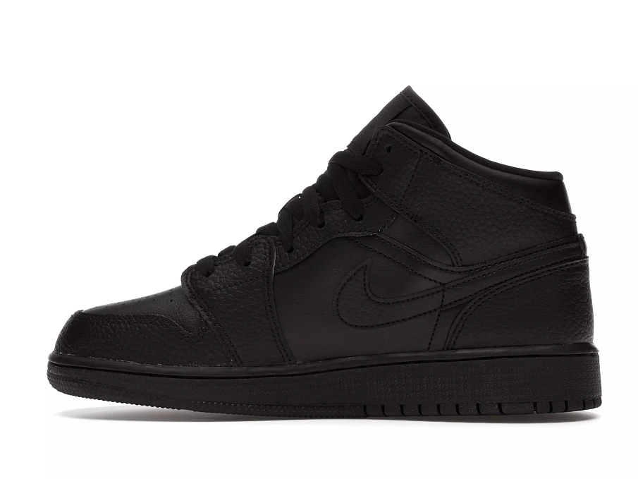 Фото № 4 с приближением к товару «‎Jordan 1 Mid Black »