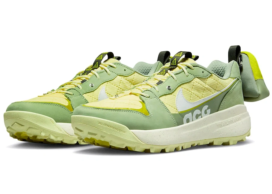 Фото № 1 с приближением к товару «‎Nike ACG Lowcate Future Movement Oil Green Lemon Chiffon»
