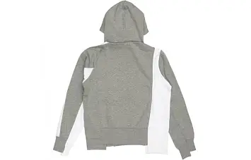 Nike x Sacai Double-Zip Hoodie Sweatshirt For Women Grey - 2