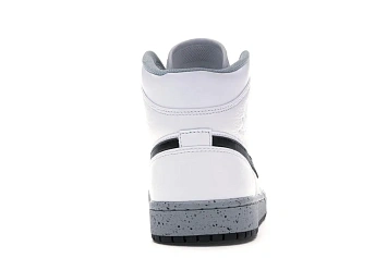 Jordan 1 Mid White Cement - 4