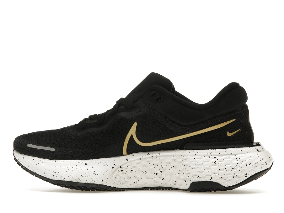 Фото № 6 с приближением к товару «‎Nike ZoomX Invincible Run Flyknit Black Metallic Gold »