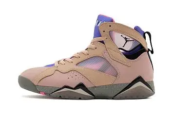 Air Jordan 7 SE "Sapphire" Basketball Shoes BlackKhakiBlue - 1