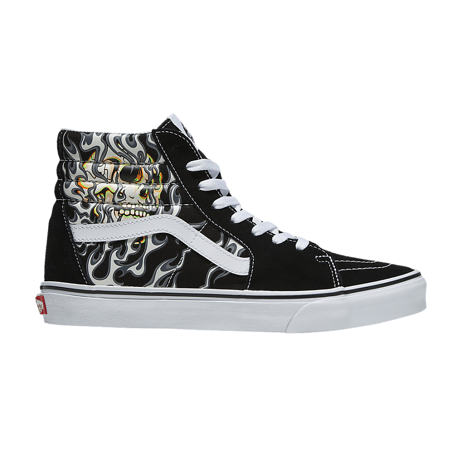 Фото № 1 с приближением к товару «‎Vans Sk8-Hi Flame Skull»