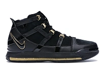 Фото № 1 с приближением к товару «‎Nike LeBron Zoom 3 Black Metallic Gold»